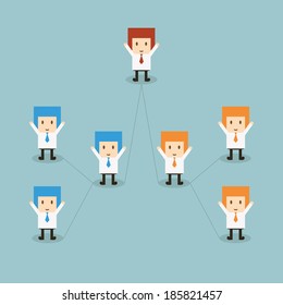 Business team design, vector eps10