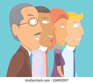 Business team diversity