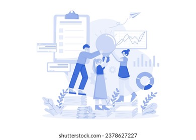 Business Team Generating Creative Idea