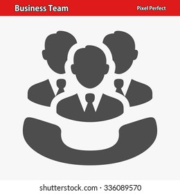 Business Team Icon. Professional, pixel perfect icon optimized for both large and small resolutions. EPS 8 format.