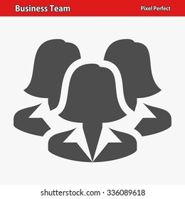 Business Team Icon. Professional, pixel perfect icon optimized for both large and small resolutions. EPS 8 format.