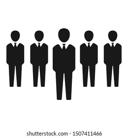 Business team icon. vector graphics.
