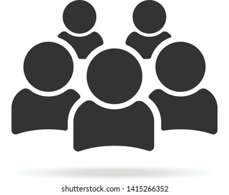 Business Team Icon Vector Illustration Group Stock Vector Royalty Free 1415266352