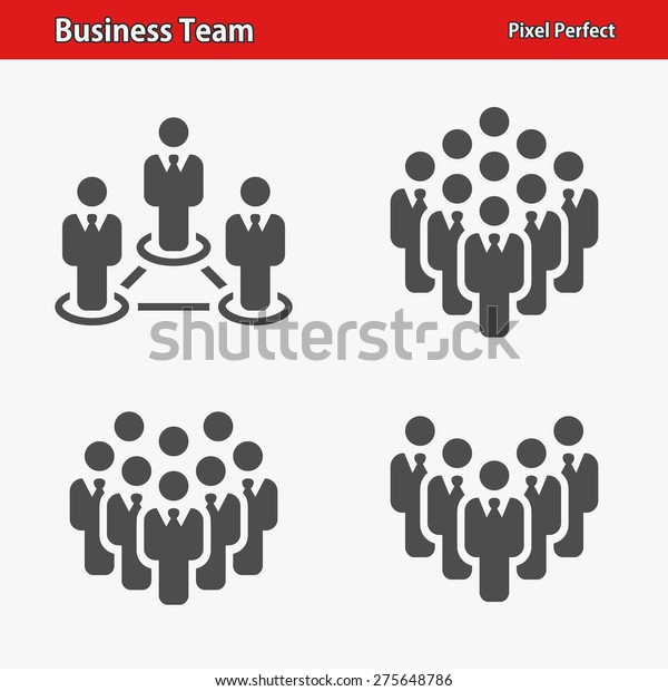 Business Team Icons. Professional, pixel perfect\
icons optimized for both large and small resolutions. EPS 8 format.\
Designed at 32 x 32\
pixels.