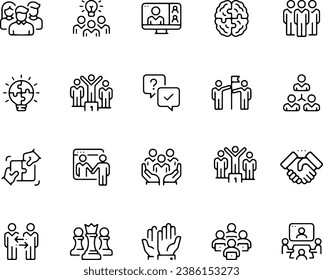 Business Team icons vector design