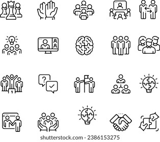 Business Team icons vector design
