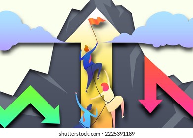 	
BUSINESS TEAM LEADERSHIP HELP TOGETHER BUILD ARROW OF SUCCESS ILLUSTRATION VECTOR