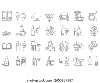 Conjunto de iconos de Vector de línea de Equipo empresarial. Píxel perfecto. Trazo editable.