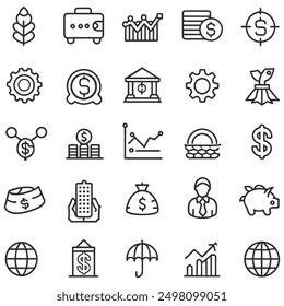 Business Team - line vector icon set. Pixel perfect. Editable stroke. The set includes a Organized Group, Group Of People, Team, Coworkers, Diversity, Team Building, Handshake, Jigsaw Piece, Meeting, 