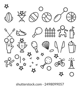 Business Team - line vector icon set. Pixel perfect. Editable stroke. The set includes a Organized Group, Group Of People, Team, Coworkers, Diversity, Team Building, Handshake, Jigsaw Piece, Meeting, 
