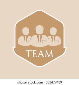 Business Team Logo. Vector icon.