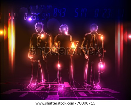 business team  "made of light collection"