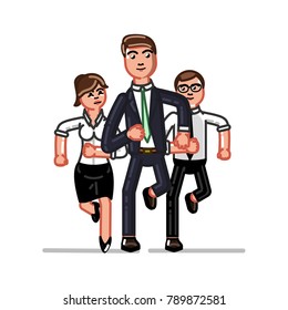 Business team with man