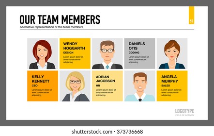 Business Team Members Chart Slide. Our Team Members Chart Presentation Slide. Team Members Chart Infographic. Team Members Chart Infographic Web. Teamwork Concept Infographic Image.