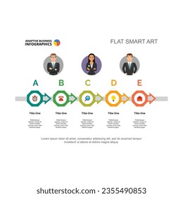 Business team organization for project vector illustration. Cartoon drawing of business infographic, advertisement, brochure. Management, partnership concept for business report or presentation slide
