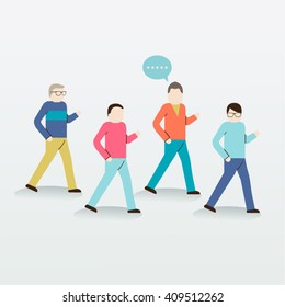 Business Team People Vector Design