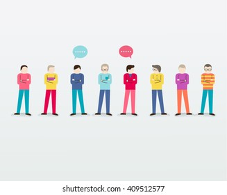 Business Team People Vector Design