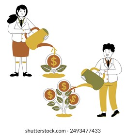 Business Team People Vector Illustration