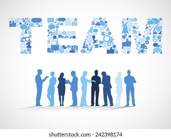 Vector de equipo de negocios
