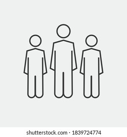 equipo de trabajo en equipo de iconos vectoriales de equipo de negocios