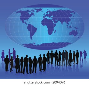 Business team - vector illustration