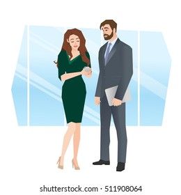 Business Team. Vector illustration