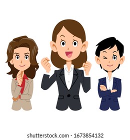 Business team of women only