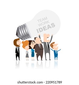 business team work having an idea