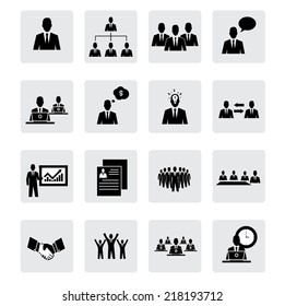 Business Team work  ICON SET