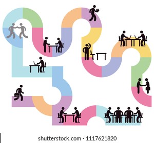 Business team and team work, workflowk