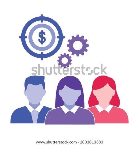 Business team working together to achieve financial goals with strategy and partnership
