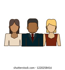 Business teamwork avatar