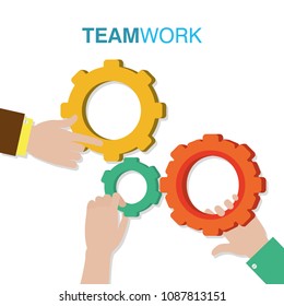 Business teamwork concept