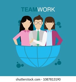 Business teamwork concept