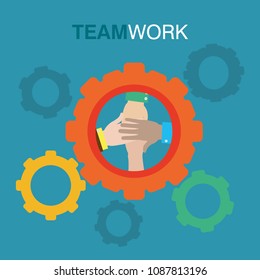 Business teamwork concept