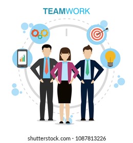Business teamwork concept