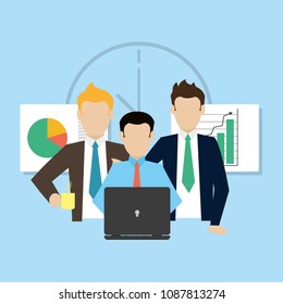 Business teamwork concept