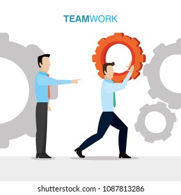 Business teamwork concept