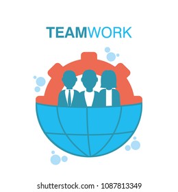 Business teamwork concept