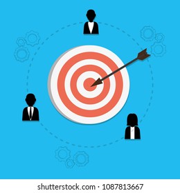 Business teamwork concept