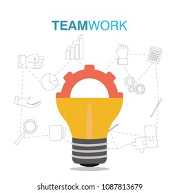 Business teamwork concept