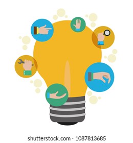 Business teamwork concept
