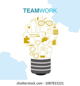Business teamwork concept