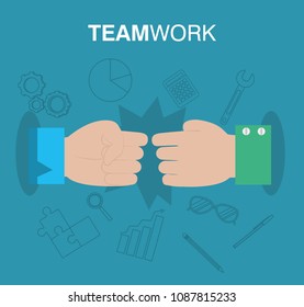 Business teamwork concept