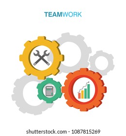 Business teamwork concept