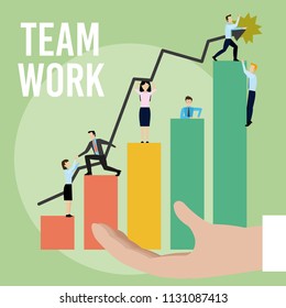 Business teamwork concept