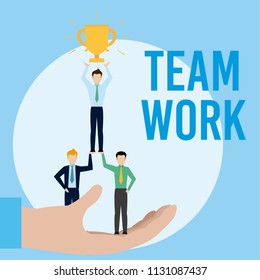 Business teamwork concept