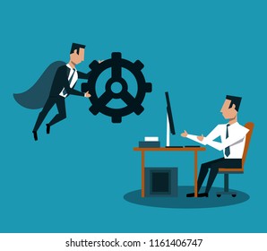 Business teamwork concept