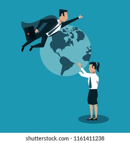 Business teamwork concept