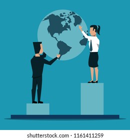 Business teamwork concept
